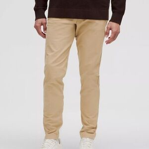 lululemon athletica Men's slim fit Pants in Khaki Tan